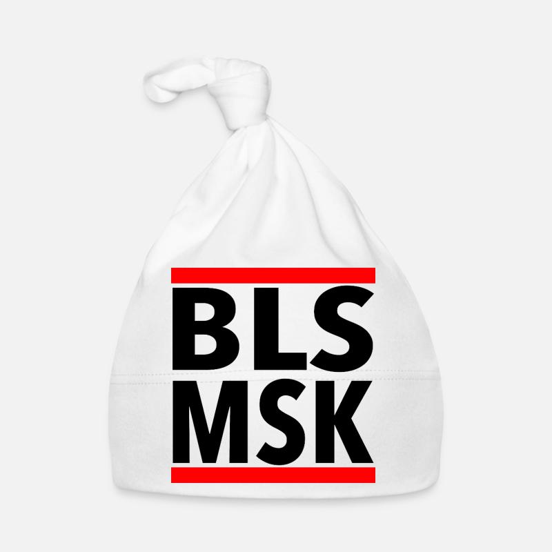 BLSMSK Motiv - Baby Bio-Mütze - Weiß