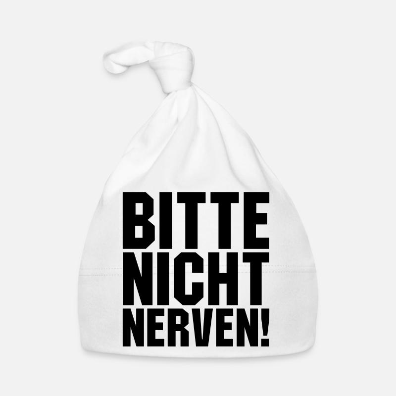 Bitte nicht nerven Baby Bio-Mütze