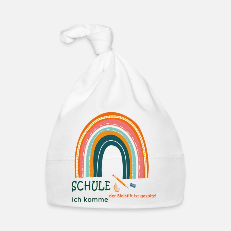 Schule ich komme Baby Bio-Mütze