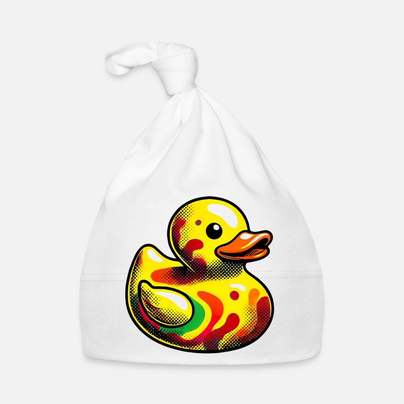 Duckling Duck Duck Duck Organic Baby Cap