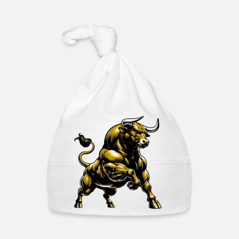 Stier Baby Bio-Mütze
