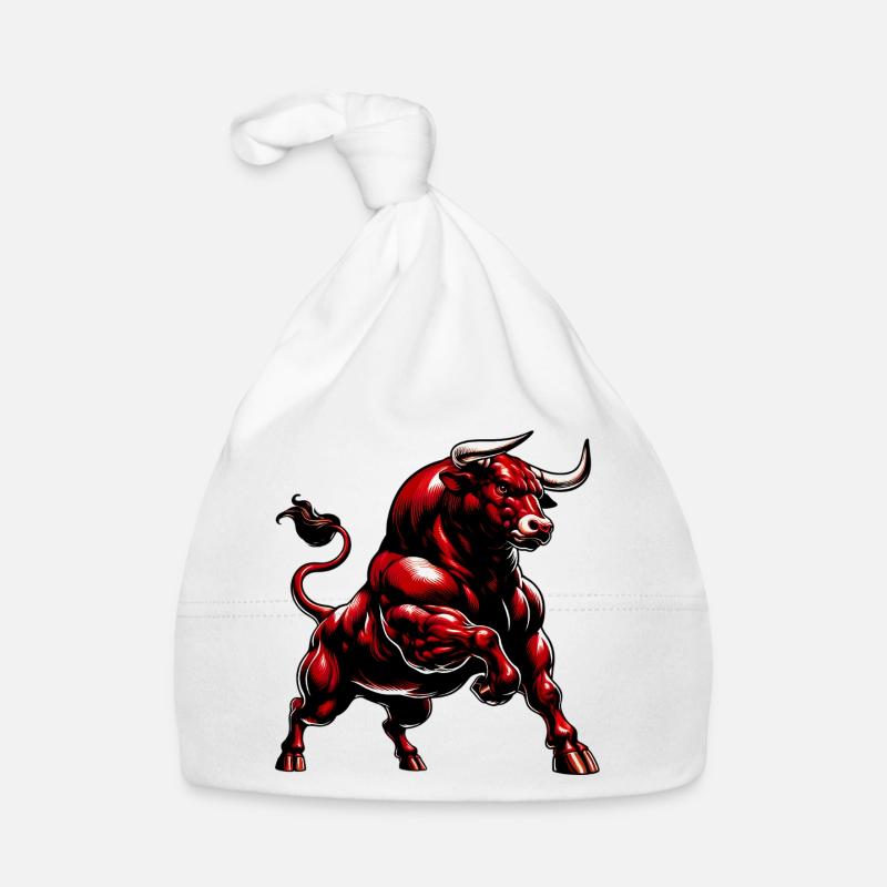 Stier Baby Bio-Mütze