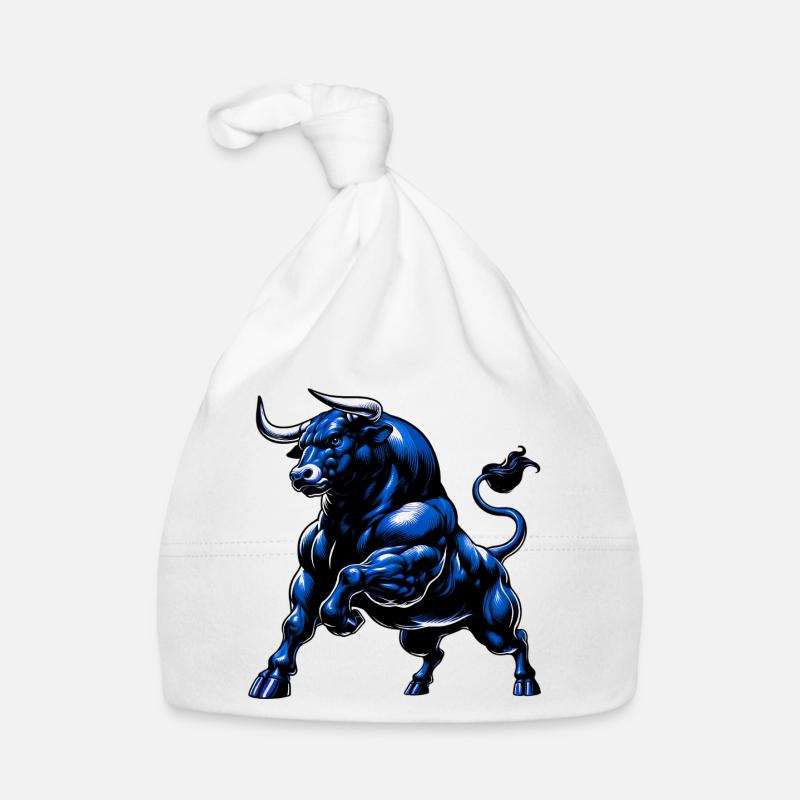 Stier Baby Bio-Mütze
