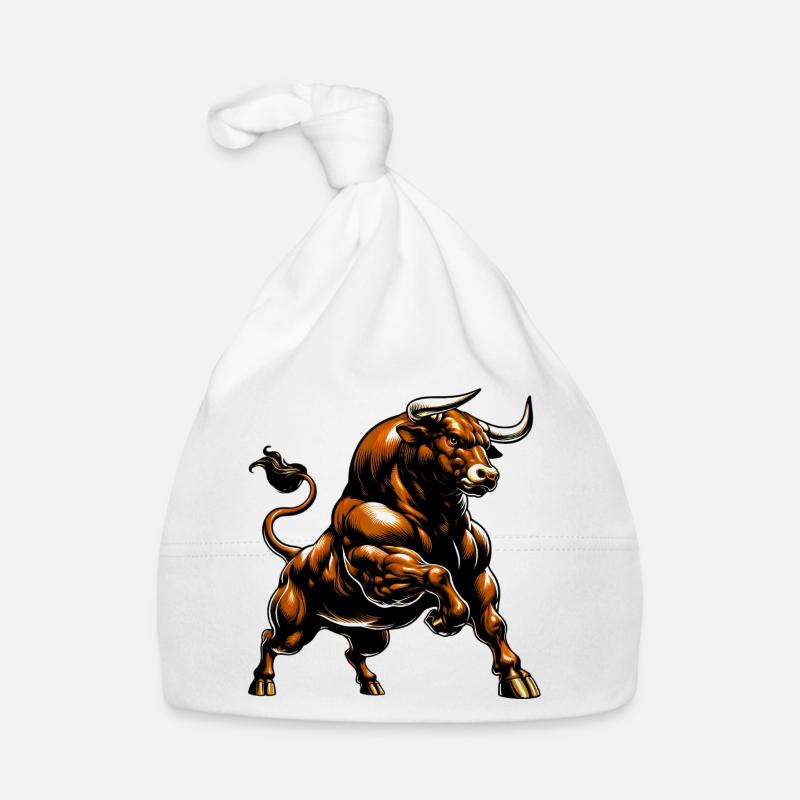 Bull Organic Baby Cap