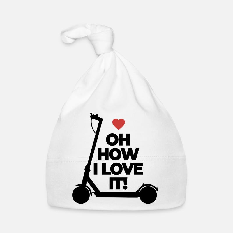Oh, how I love it! E-Scooter, Elektro Roller Baby Bio-Mütze