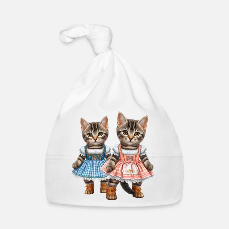 Dirndl-Miezen Baby Bio-Mütze