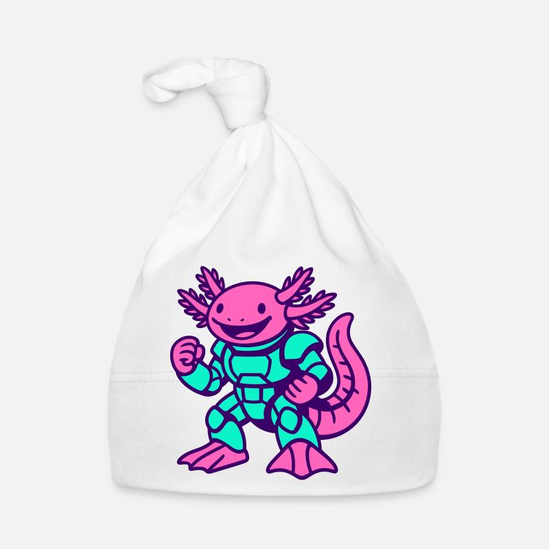 Axolotl Hero Organic Baby Cap