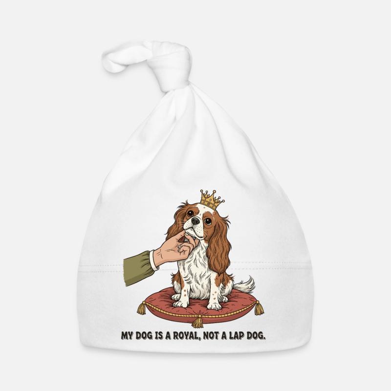 Mon chien est un roi, pas un chien de salon Bonnet bio Bébé