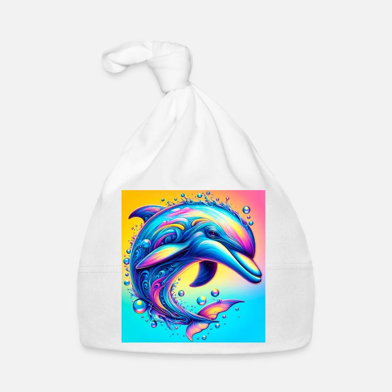 Delfin Baby Bio-Mütze