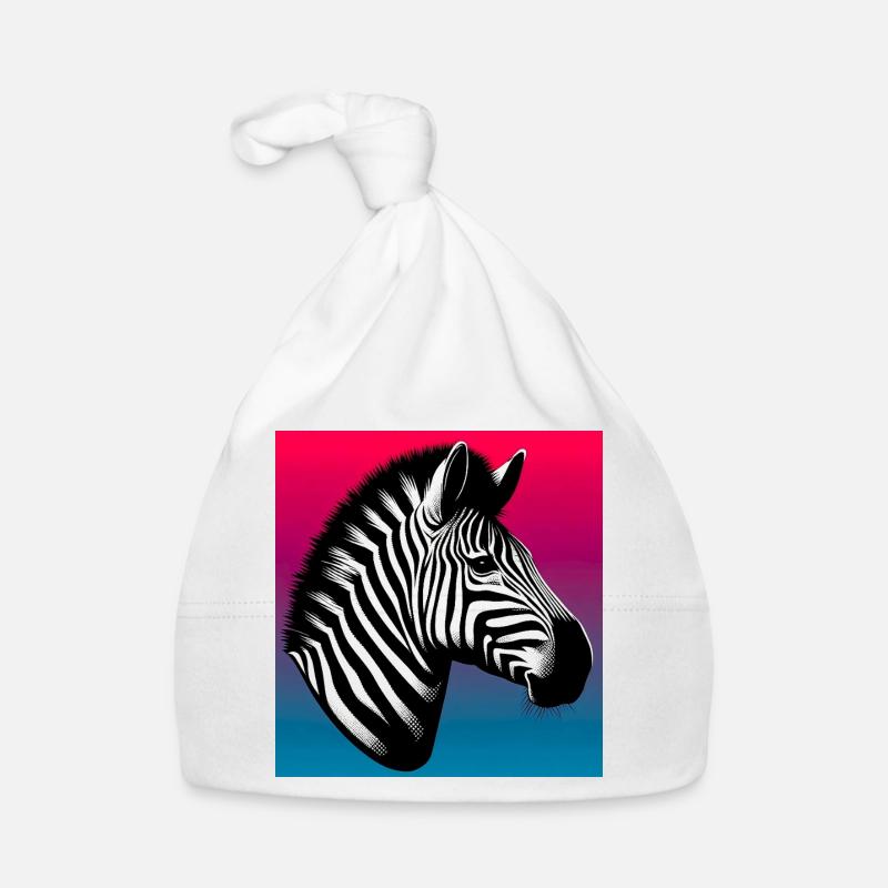 Zebra Baby Bio-Mütze