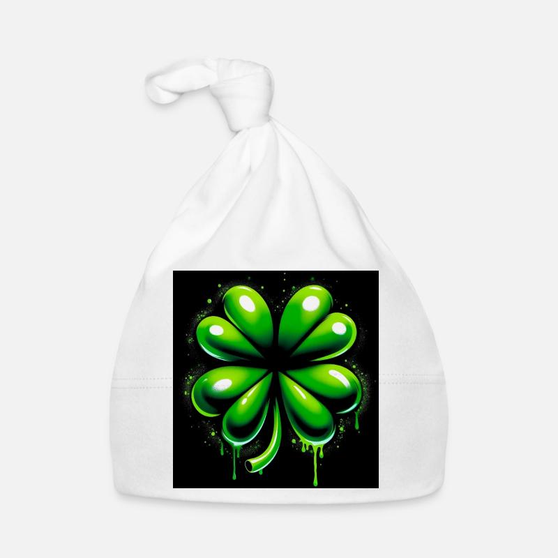 Four-leaf clover Organic Baby Cap