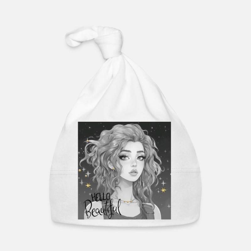 Hello Beautiful Baby Bio-Mütze