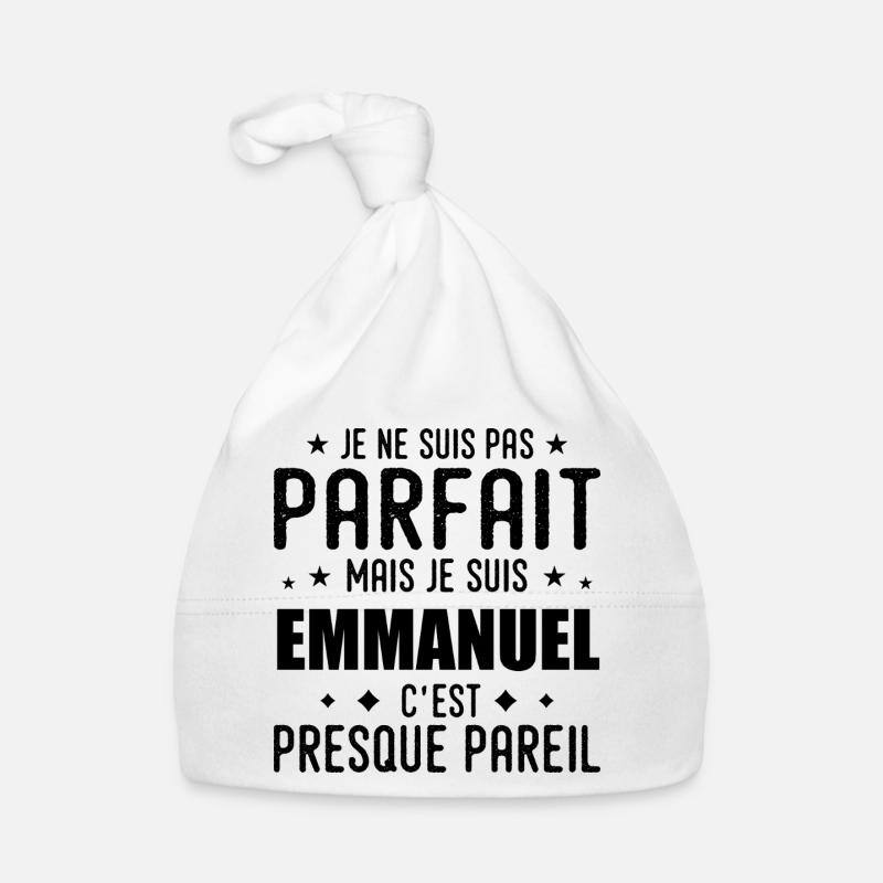 Emmanuel: authentisch, unvollkommen, oberflächlich, perfekt Baby Bio-Mütze