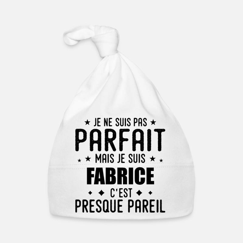 Fabrice : authentique, imparfait, top, perfection Bonnet bio Bébé