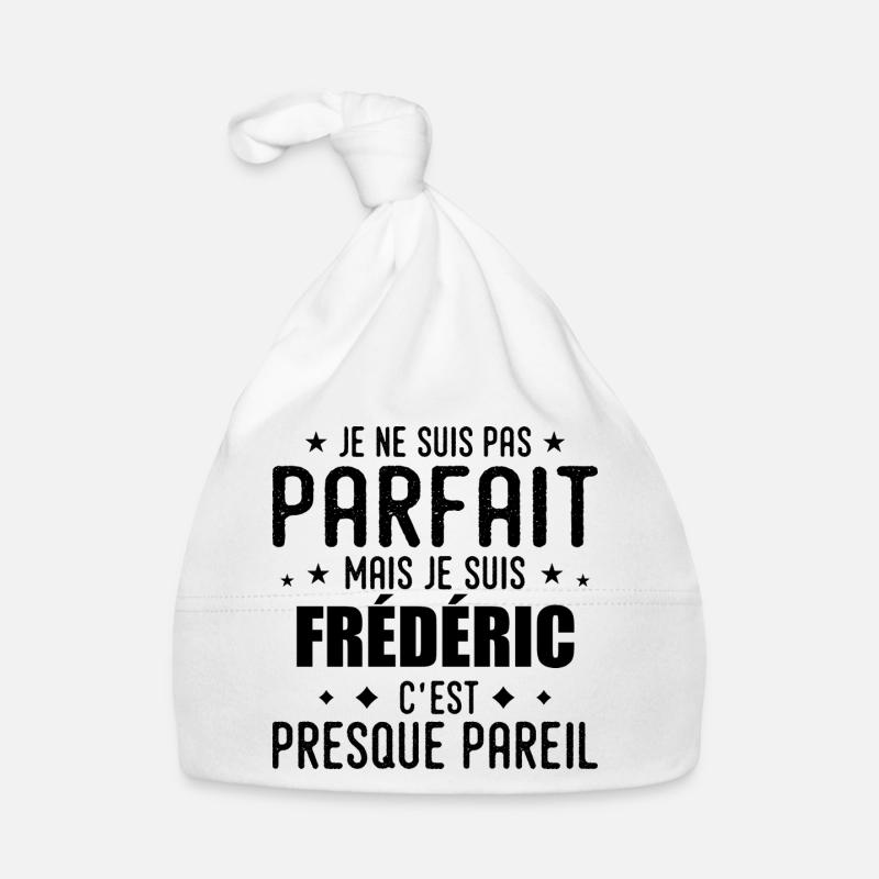 Frédéric : authentique, imparfait, top, perfection Bonnet bio Bébé