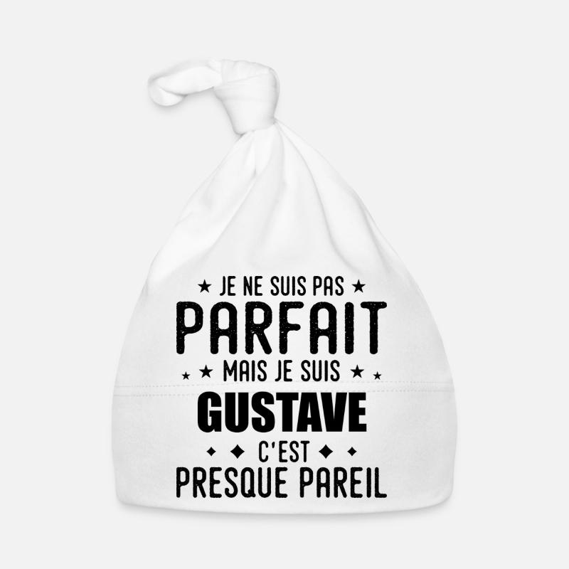 Gustave : authentique, imparfait, top, perfection Bonnet bio Bébé