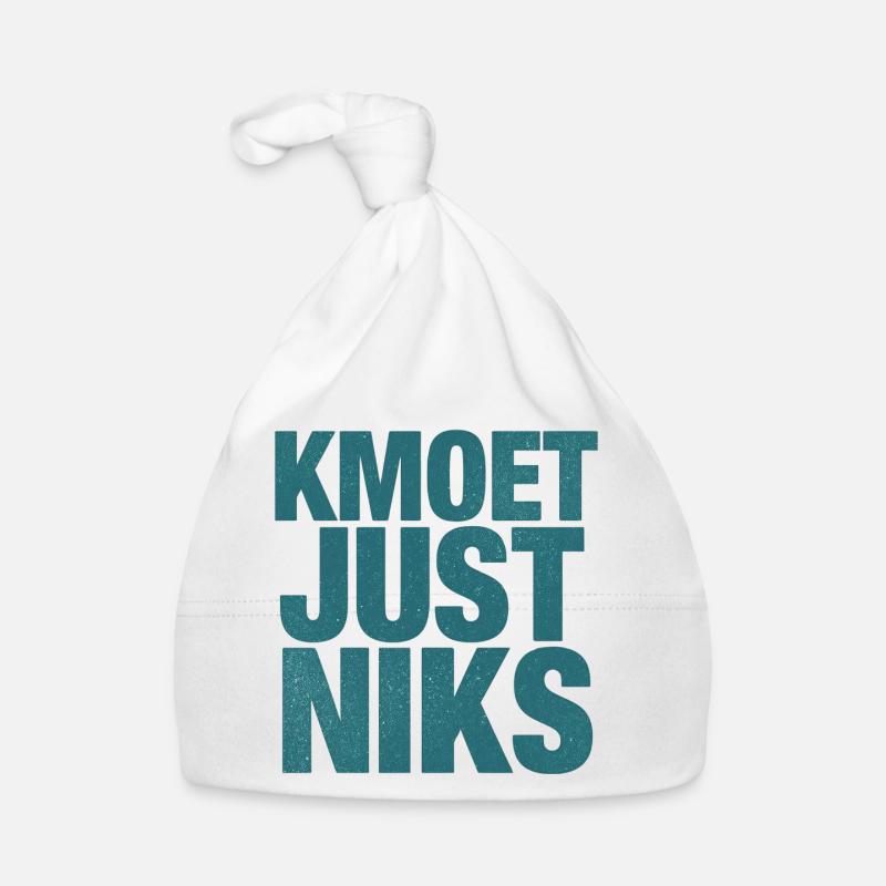 Kmoet just nothing, Antwerp dialect Shirts Organic Baby Cap