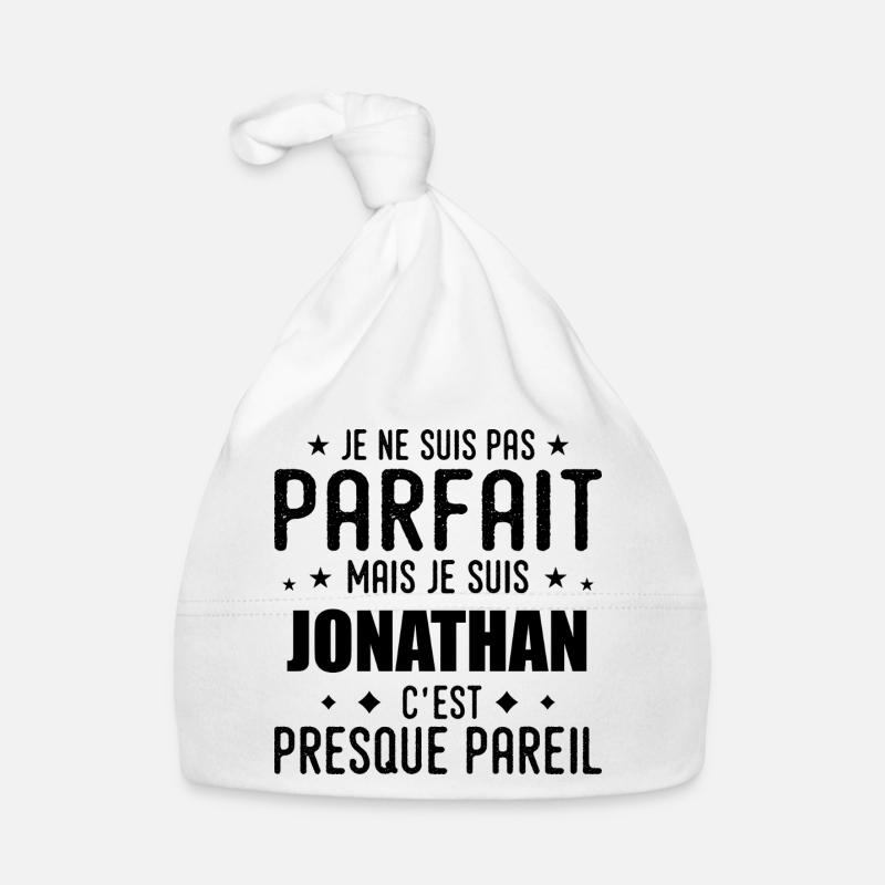 Jonathan: authentisch, unvollkommen, Top, Perfektion Baby Bio-Mütze