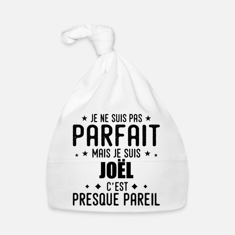 Joel: authentic, imperfect, top, perfection Organic Baby Cap