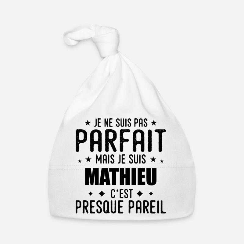 Mathieu : authentique, imparfait, top, perfection Bonnet bio Bébé