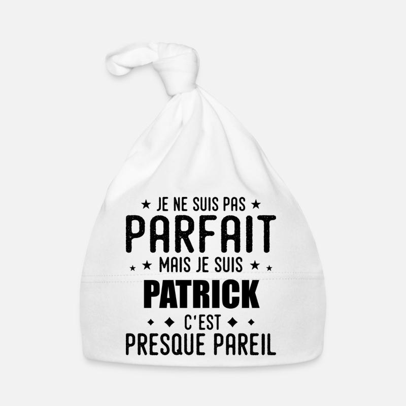 Patrick : authentique, imparfait, top, perfection Bonnet bio Bébé