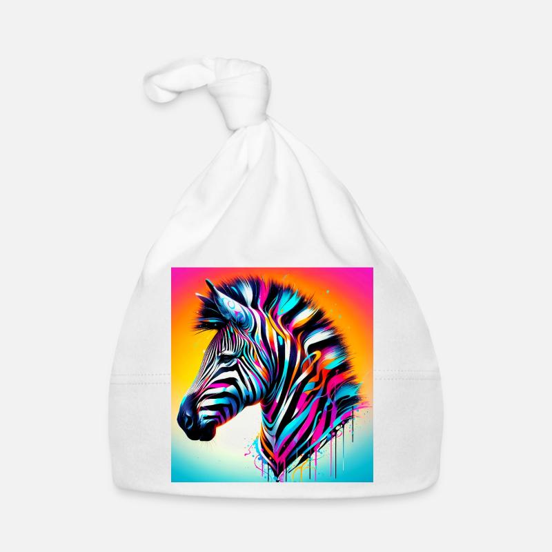 zebra Organic Baby Cap