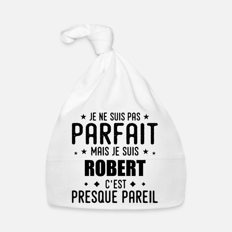 Robert: authentic, imperfect, top, perfection Organic Baby Cap