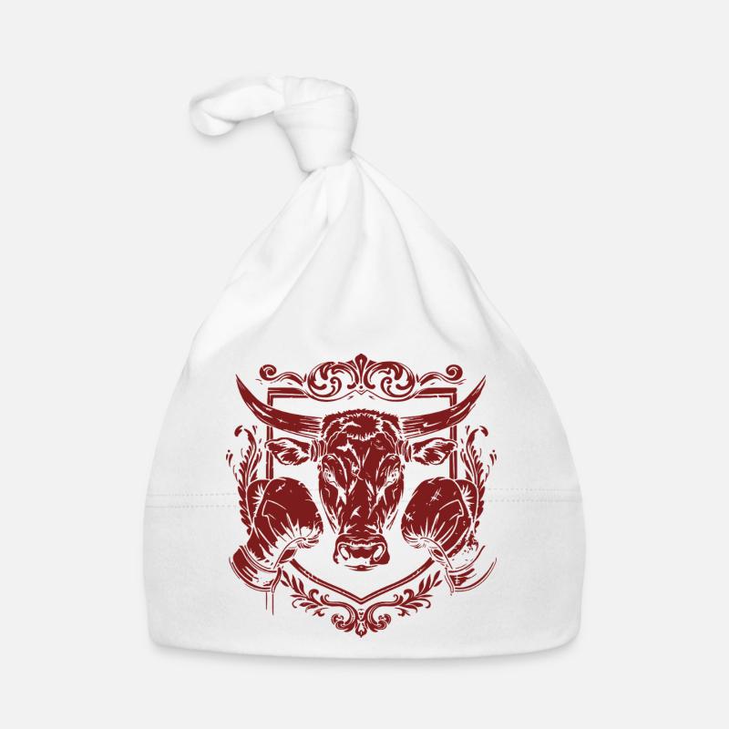 Taurus Boxer Organic Baby Cap