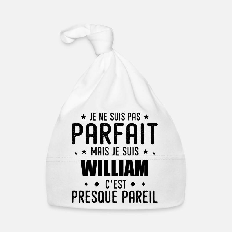 William : authentique, imparfait, top, perfection Bonnet bio Bébé