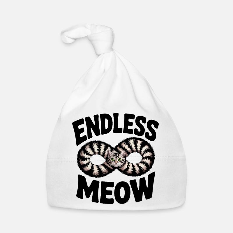 Endless Meow Cat Organic Baby Cap
