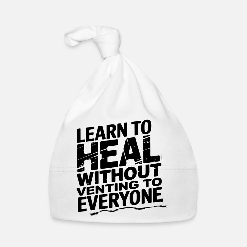 Inspirational Learning Quote, Success  Organic Baby Cap