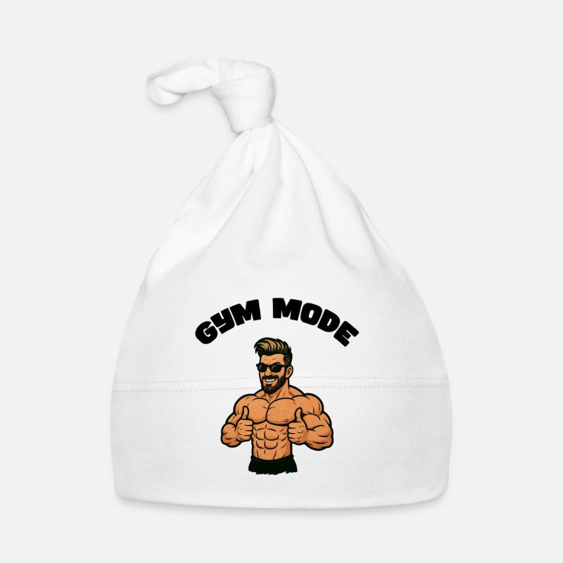 Type de héros musclé pouce levé Bonnet bio Bébé