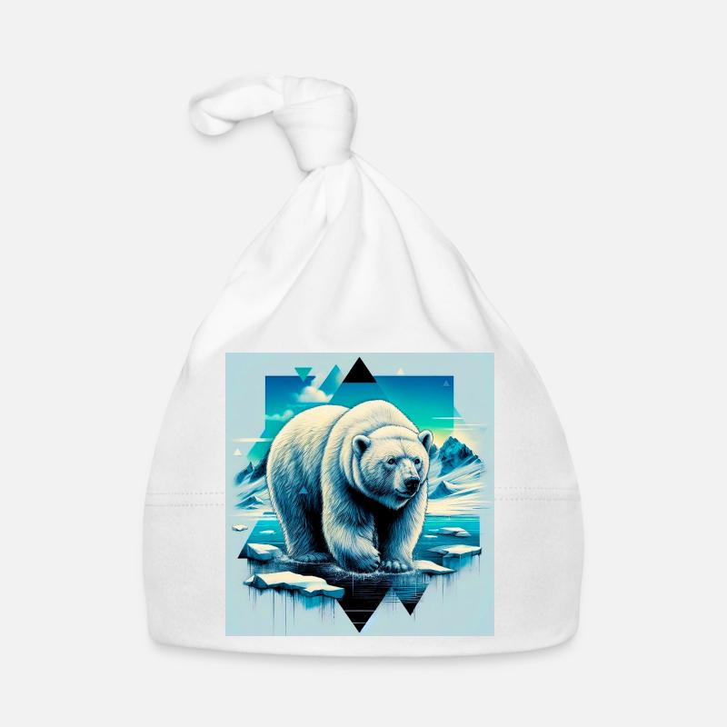 ours blanc Bonnet bio Bébé