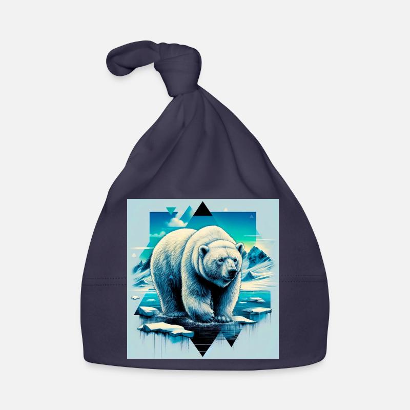 polar bear Organic Baby Cap