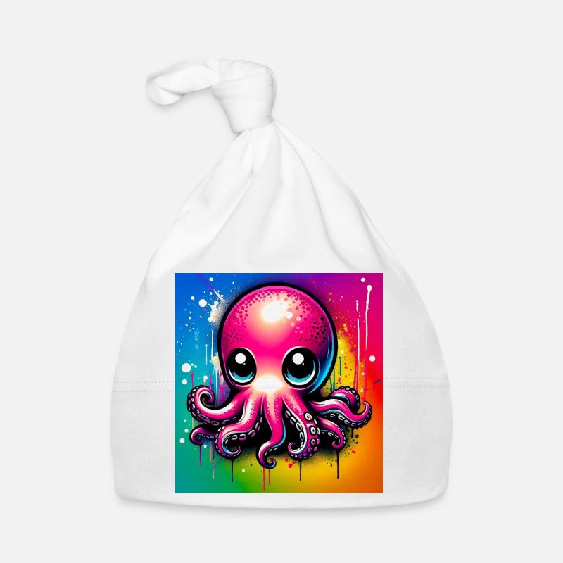 Octopus Organic Baby Cap