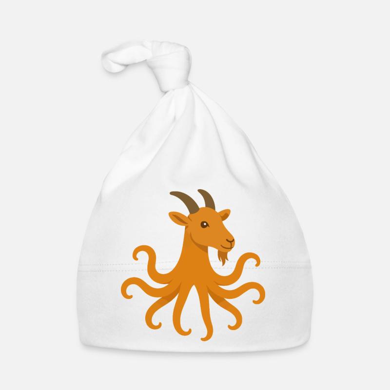 The octopus or goat octopus Organic Baby Cap
