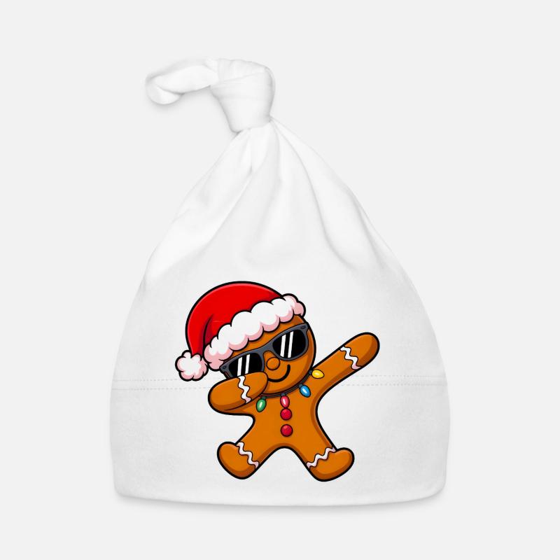 Lebkuchenmann Weihnachten Baby Bio-Mütze