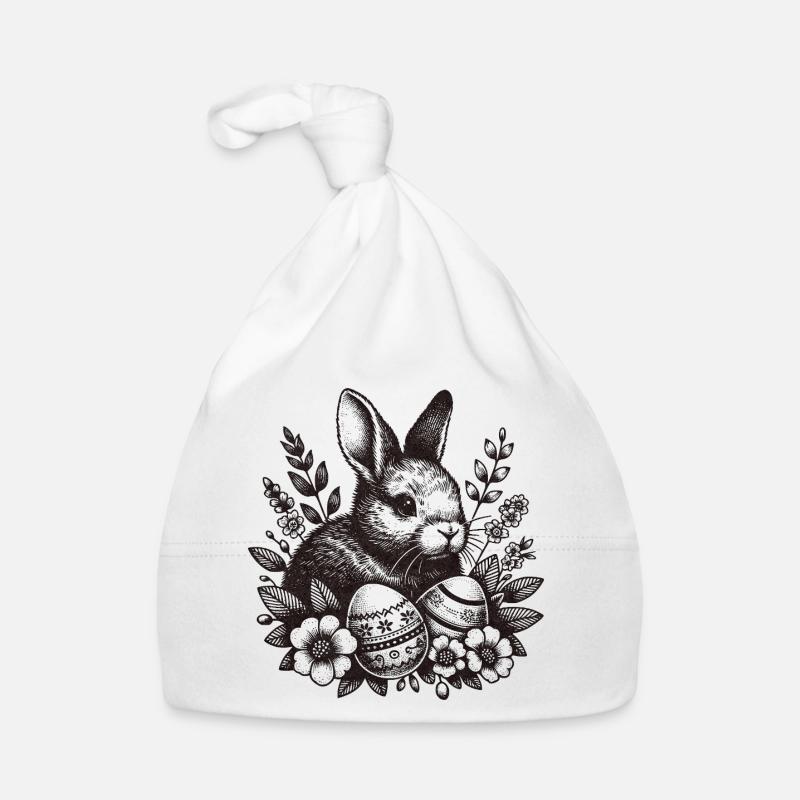 Easter Bunny Organic Baby Cap