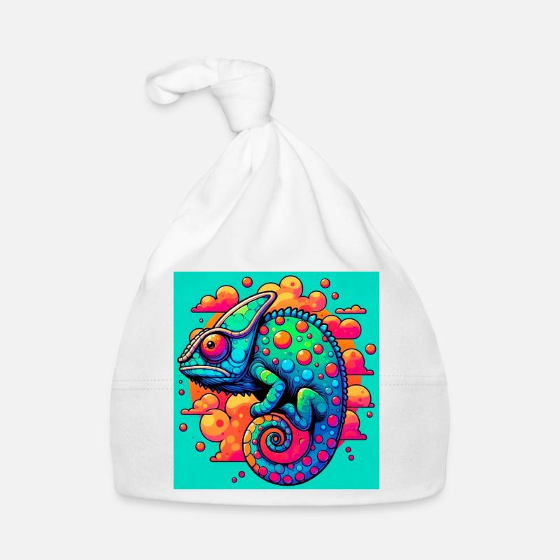 Chamäleon Baby Bio-Mütze