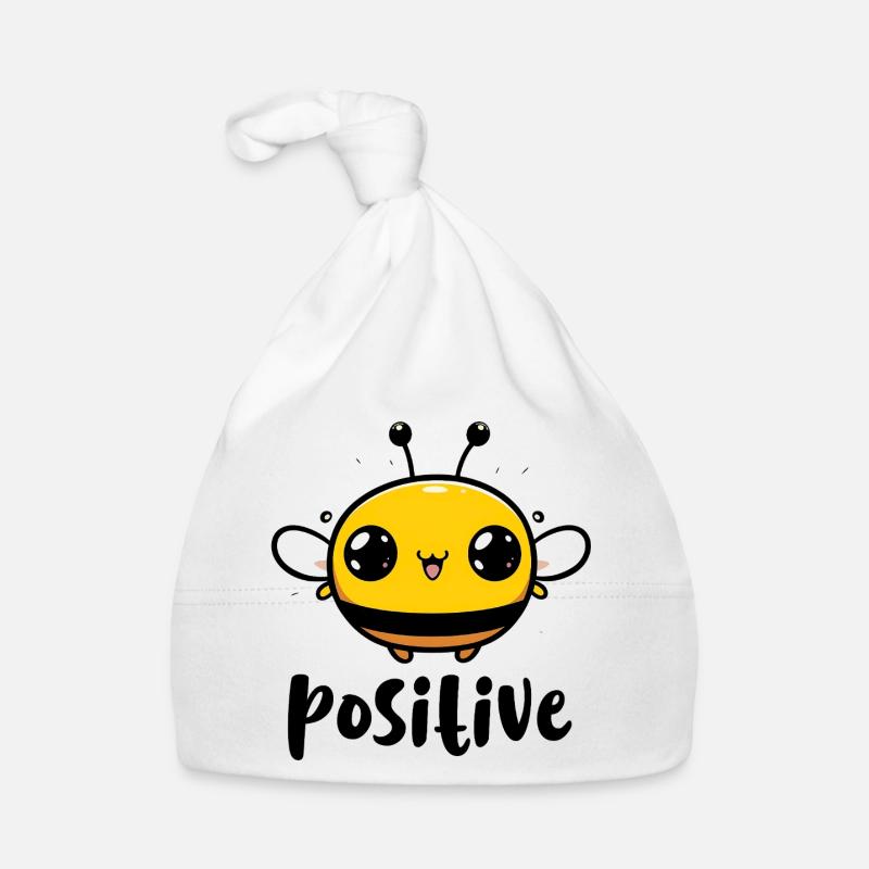 Kawaii Bee Positiv Baby Bio-Mütze