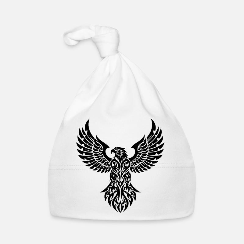 L’aigle tribal – symbole de force et de liberté Bonnet bio Bébé