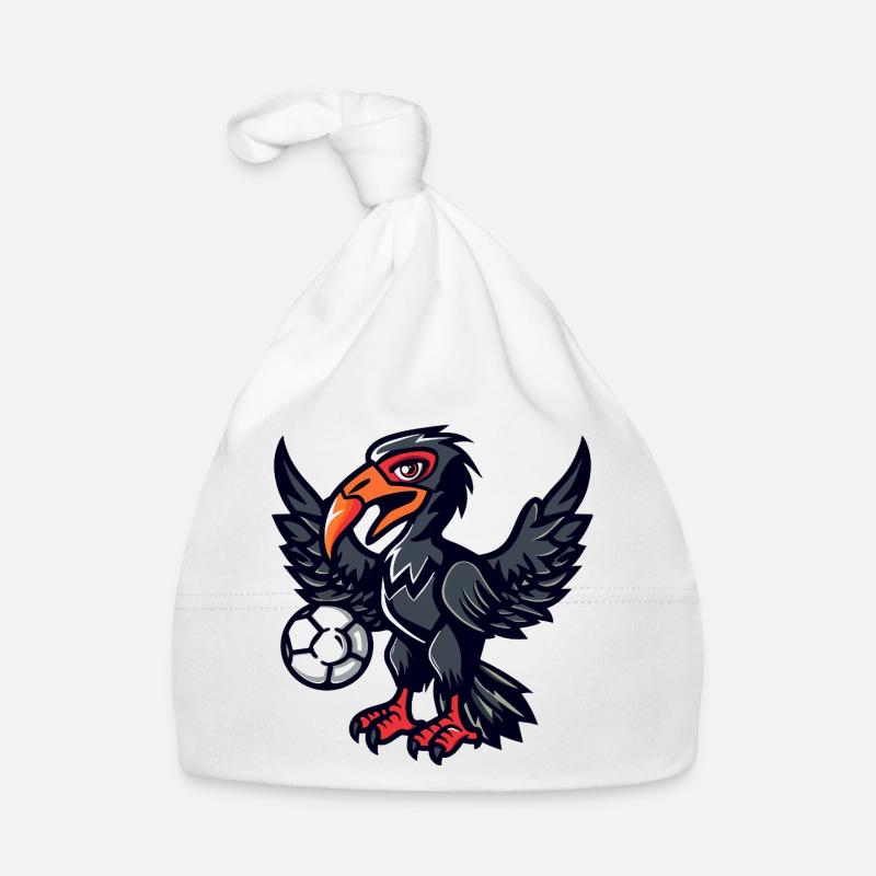 Pfeilkrähe Ballheld Baby Bio-Mütze