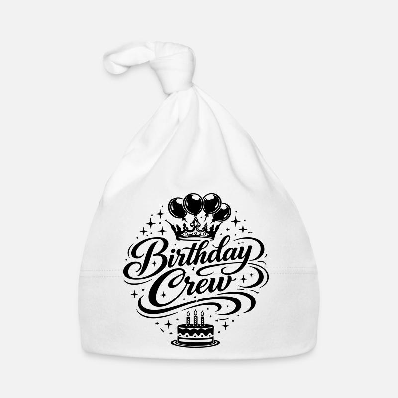 Geburtstag Crew Feier Baby Bio-Mütze