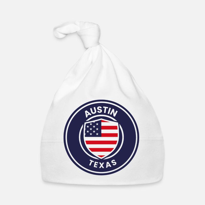 Austin Texas Shield Baby Bio-Mütze