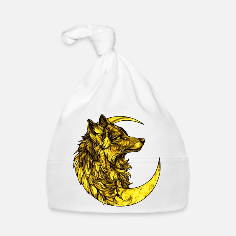 Wolf Moon Organic Baby Cap