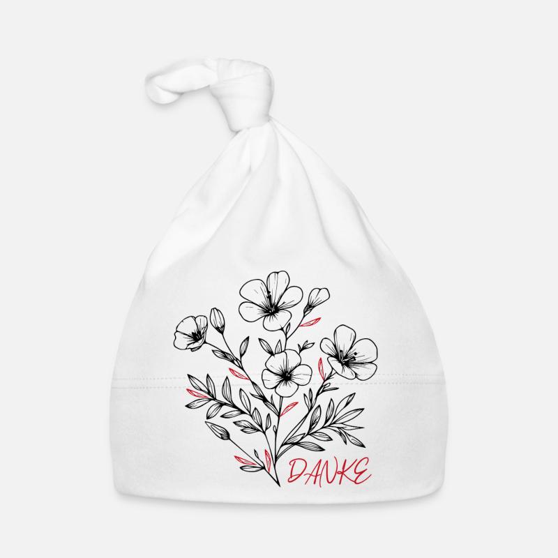 Blumenstrauss Baby Bio-Mütze