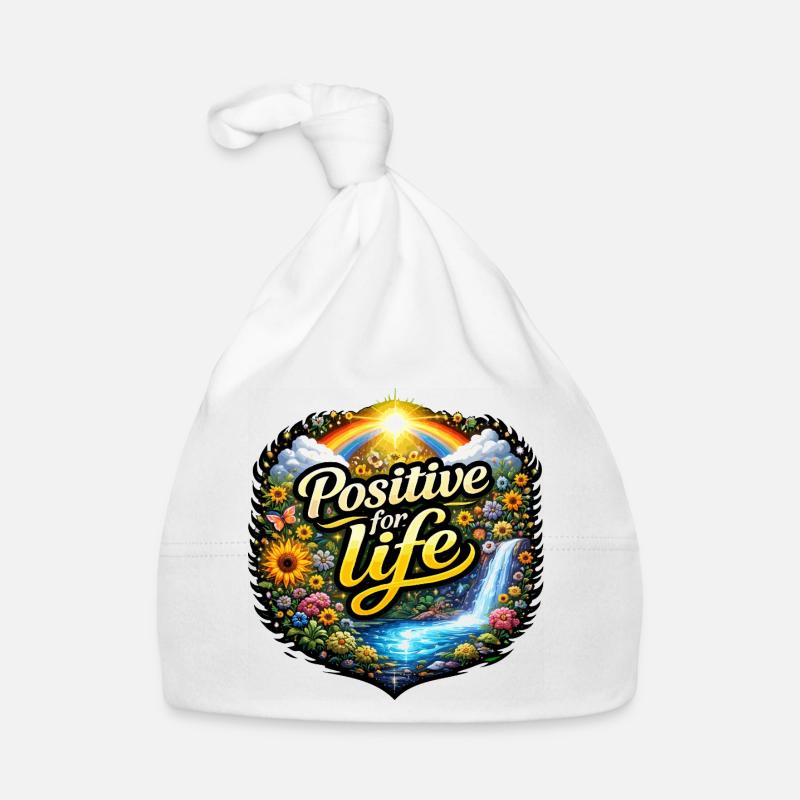 Positif à vie Bonnet bio Bébé