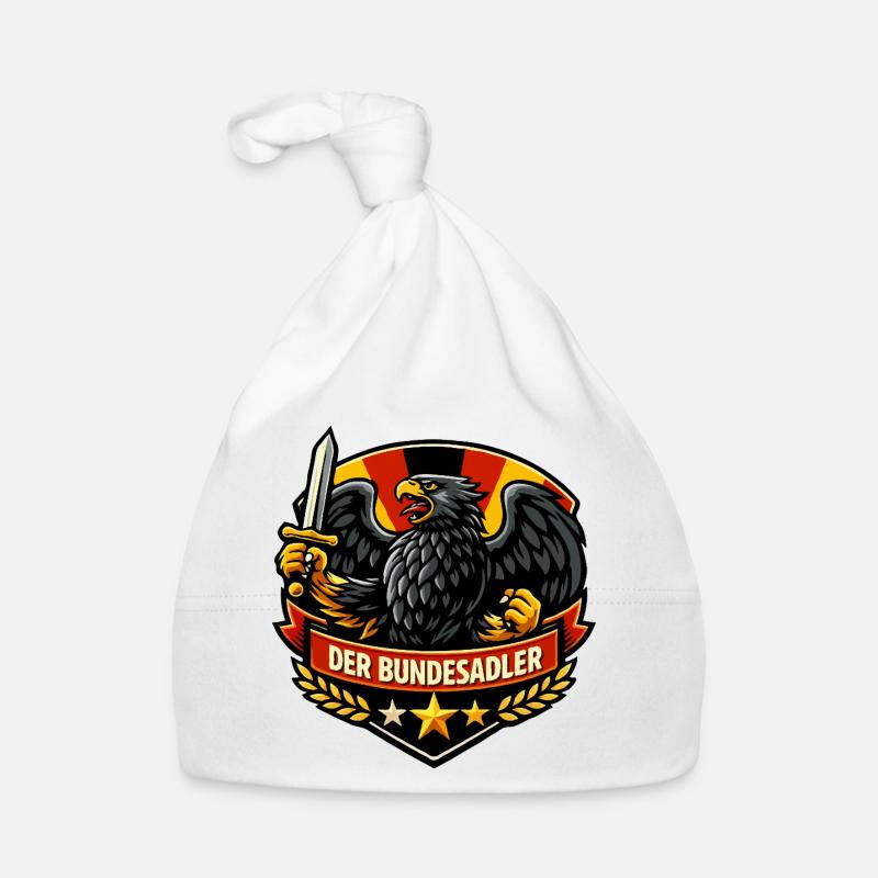Bundesadler-Wappen Baby Bio-Mütze