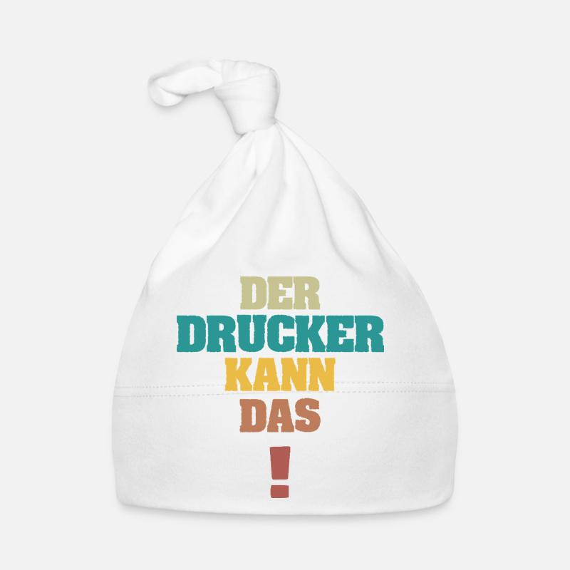 Printer Organic Baby Cap