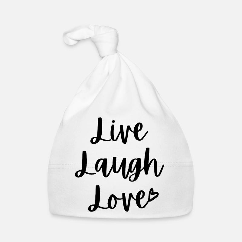 Lebe Lachen, Liebe Baby Bio-Mütze